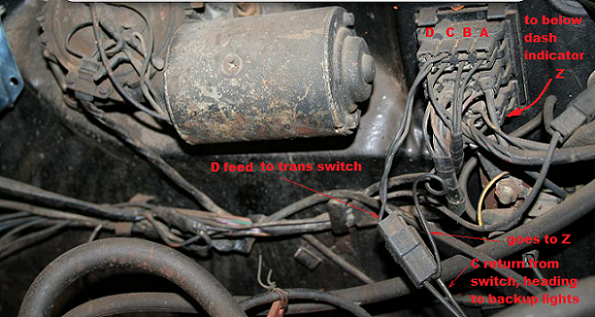 Attached picture fire wall 7 bulkhead   super bird   backup indicater wiring a.png